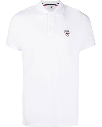 Rossignol Poloshirt Met Wapenschild - Wit