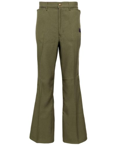 Needles Mid-rise Flared Pants - Green