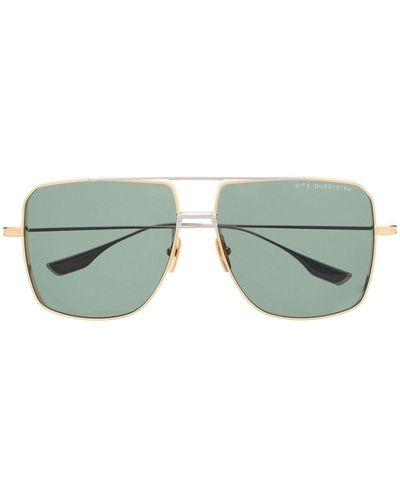 Dita Eyewear Dubsystem Pilot-frame Sunglasses - Green