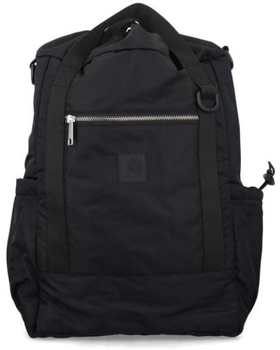 Carhartt Otley Logo-patch Backpack - Black
