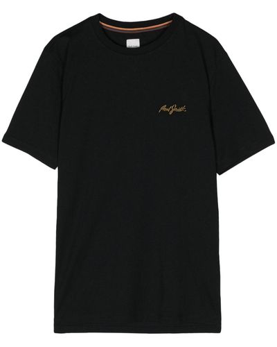 Paul Smith Shadow Logo Cotton T-shirt - Black
