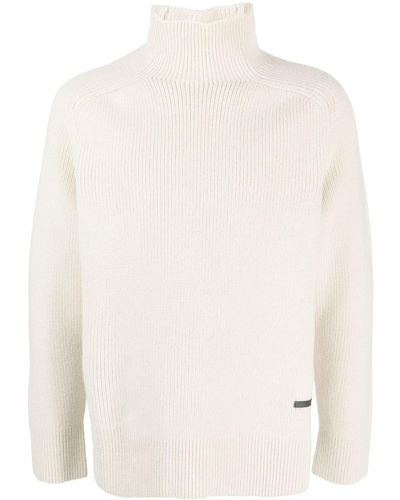 OAMC Roll-neck Wool Sweater - White