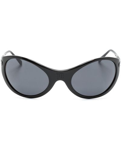 MISBHV 2024 Goa Sonnenbrille mit ovalem Gestell - Grau