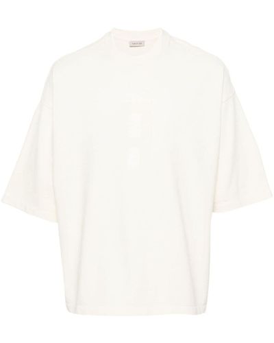 Fear Of God Camiseta Airbrush 8 con número estampado - Blanco