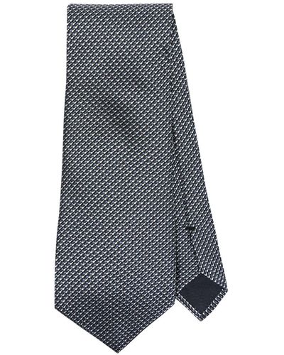 Tom Ford Twill-weave Silk Tie - Grey