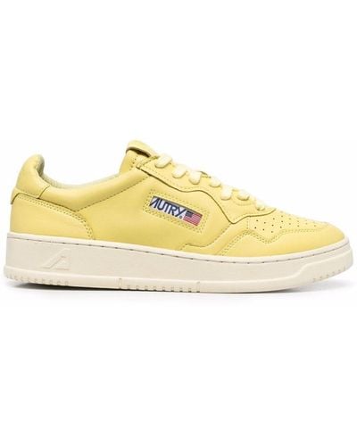 Autry Medalist Low-top Sneakers - Yellow