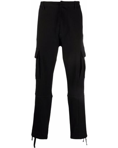 Marcelo Burlon Pantalones de chándal Cross con bordado - Negro