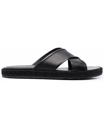 Gianvito Rossi Crossover-strap Detail Sandals - Black