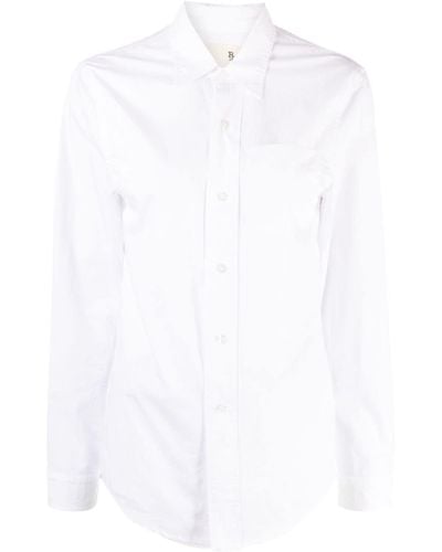R13 Foldout Layered Cotton Shirt - White