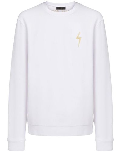 Giuseppe Zanotti Sweatshirt mit Logo - Weiß