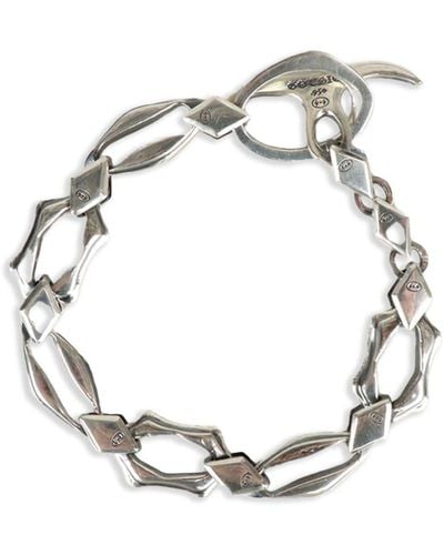 Yohji Yamamoto Cable-link Silver Bracelet - Metallic