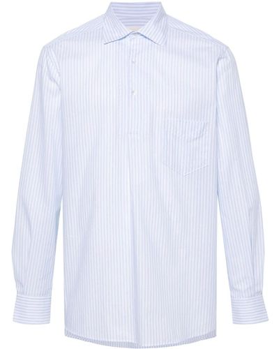 Manebí Striped Cotton Shirt - White