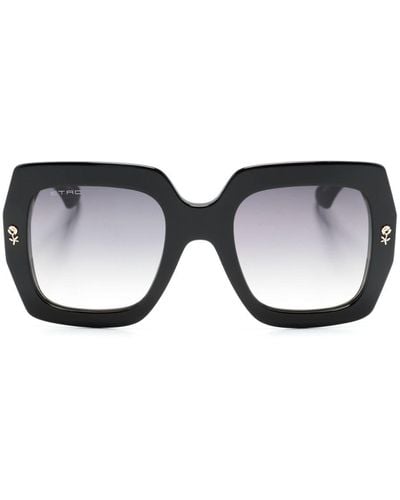 Etro Mania Square-frame Sunglasses - Black