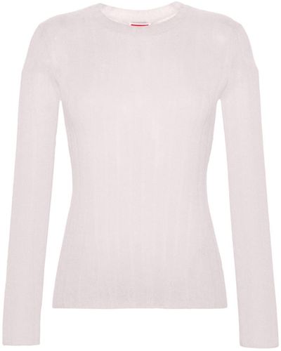 KENZO Ribbed Open-knit Jumper - Pink