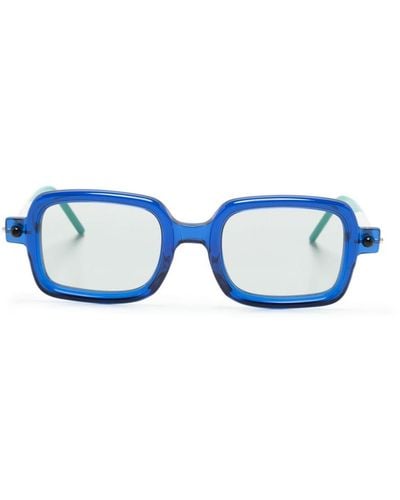 Kuboraum P2 Sonnenbrille mit eckigem Gestell - Blau