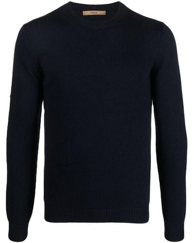 Nuur Ribbed-knit Merino Sweater - Blue