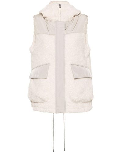 Varley Waller Sherpa Gilet - White