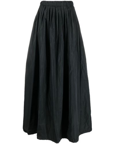 Sofie D'Hoore High-waisted Pleated Maxi Skirt - Black
