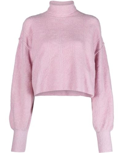 Mes Demoiselles Baku Roll-neck Sweater - Pink