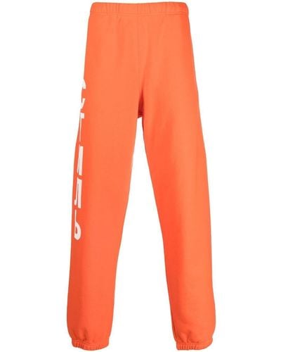 Heron Preston Pantalones de chándal con logo - Naranja