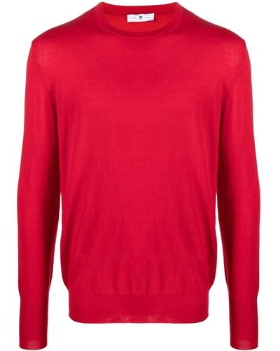 PT Torino Pullover mit rundem Ausschnitt - Rot
