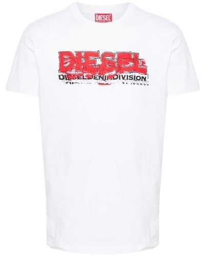 DIESEL T-diegor-k70 T-shirt - Wit
