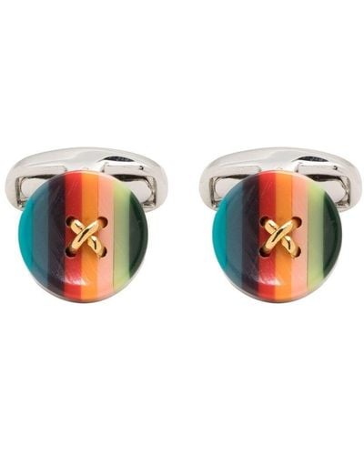 Paul Smith Manchetknopen Met Knoopdetail - Wit