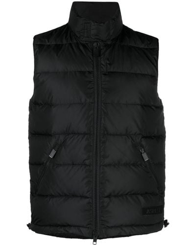 Aspesi Padded down gilet - Negro