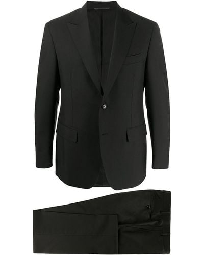 Canali ツーピース スーツ - ブラック