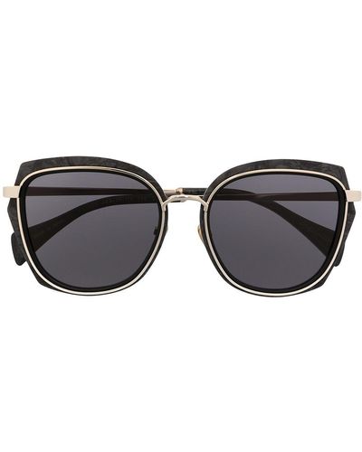 Yohji Yamamoto Cat-eye Sunglasses - Black