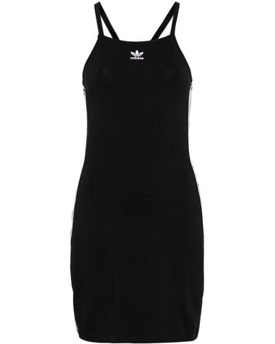 adidas 3-stripe Jersey Minidress - Black