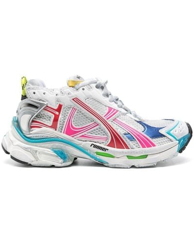 Balenciaga Runner Paneled Sneakers - Multicolor