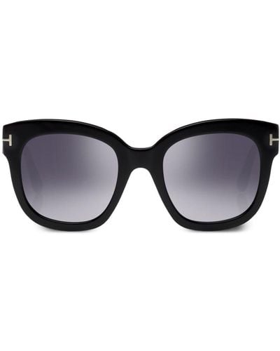 Tom Ford Gafas de sol Beatrix con montura cuadrada - Negro