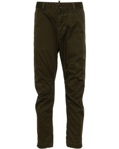 DSquared² Sexy Tapered Chino Trousers - Green