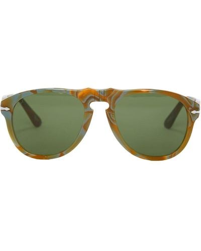 JW Anderson X Persol lunettes de soleil à monture ronde - Vert