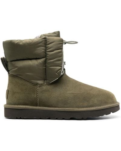 UGG Classic Maxi Toggle Suede Ankle Boots - Green