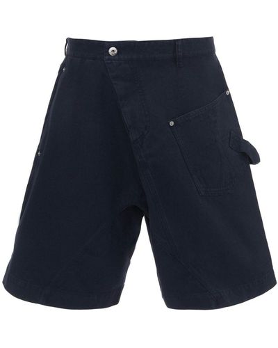 JW Anderson Twisted Shorts - Blau
