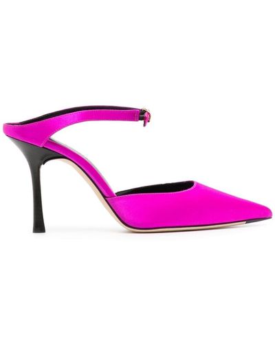 Victoria Beckham Zapatos Jordy con tacón de 90mm - Rosa