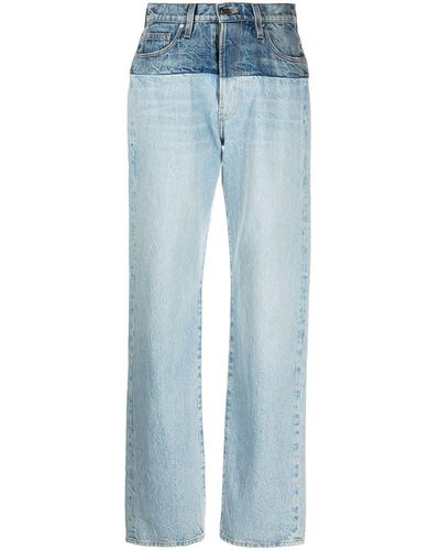 Amiri High-rise Straight-leg Jeans - Blue