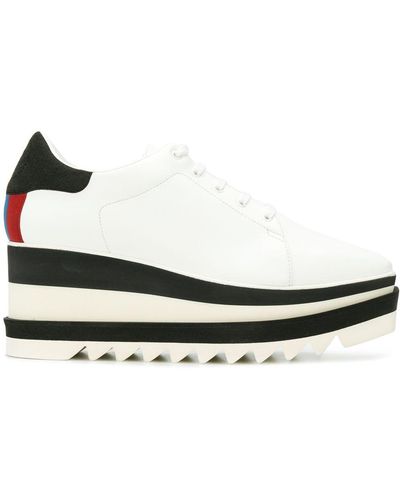 Stella McCartney Zapatillas de plataforma Sneak-Elyse - Blanco