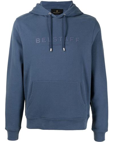 Belstaff Jersey Hoodie - Blauw