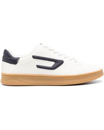 DIESEL S-athene Low-top Leather Sneakers - White