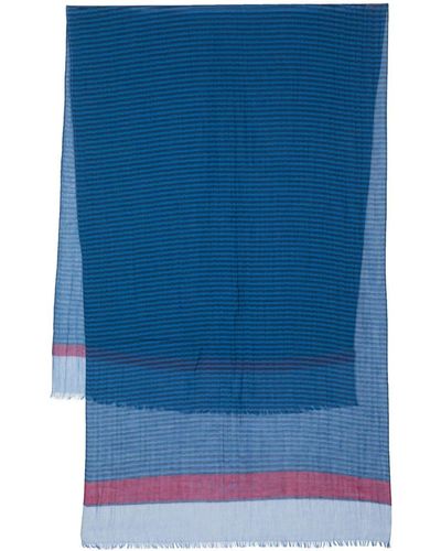Ferragamo ロゴ スカーフ - ブルー