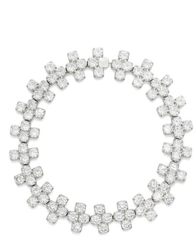 Jil Sander Zircon-embellished Necklace - White