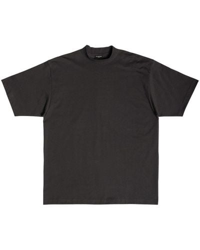 Balenciaga T-shirt BB Paris à ornements strassés - Noir