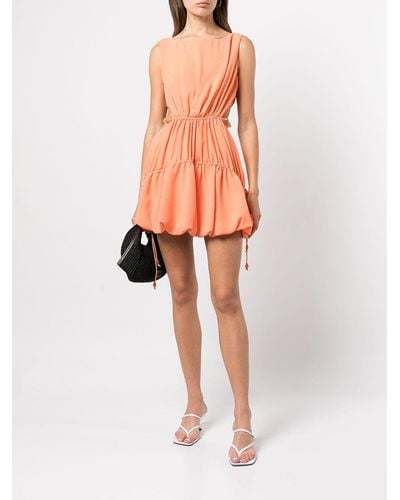 Jonathan Simkhai Mini-jurk Met Kralen - Oranje