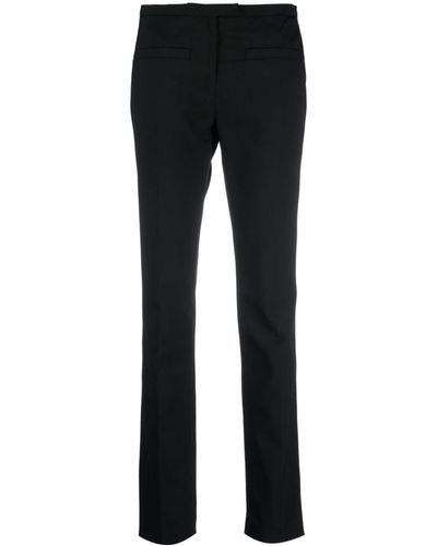 Courreges Straight-leg Tailored Pants - Black