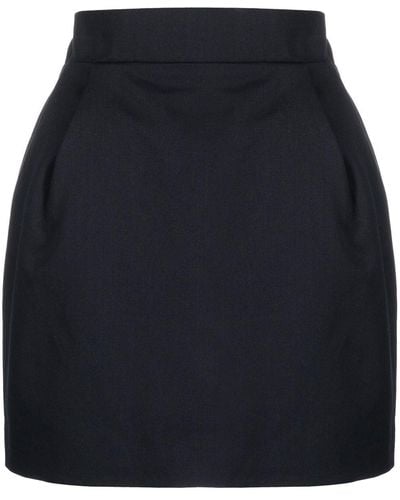 Alexandre Vauthier High-waisted Tailored Mini Skirt - Blue