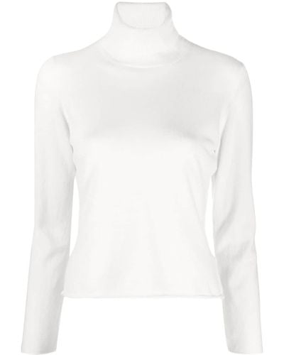 Fileria Roll-neck Wool-blend Sweater - White