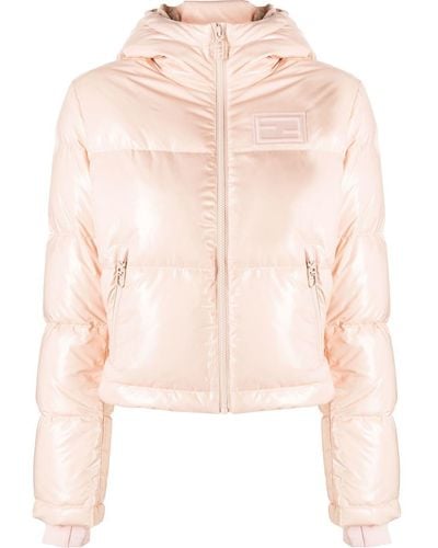 Fendi Puffer Down Jacket - Pink